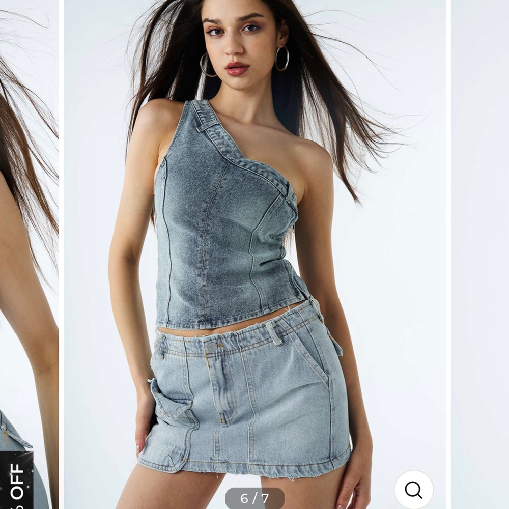 MICAS Denim Women’s 2 piece set. Never Worn
